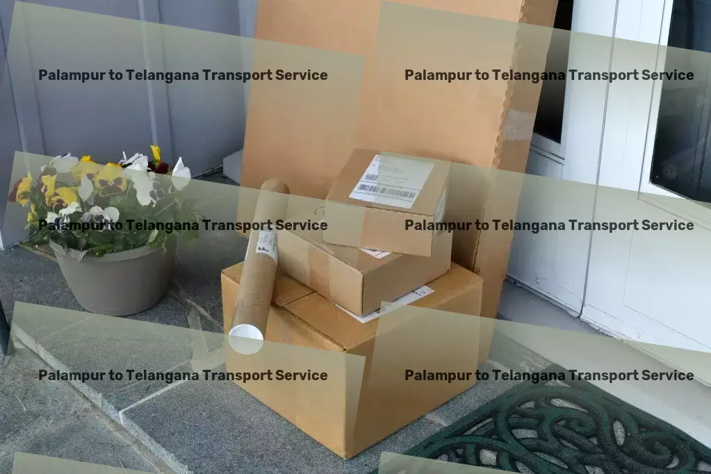 Palampur to Telangana Transport Commercial logistics provider