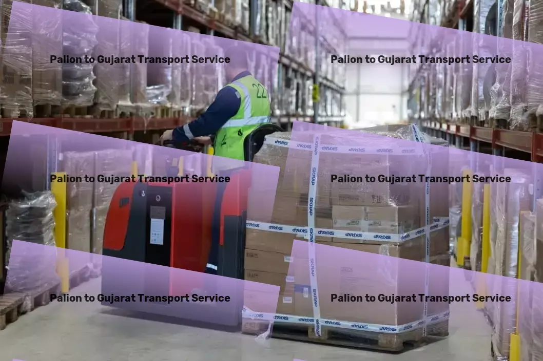 Palion to Gujarat Transport Personal goods forwarding