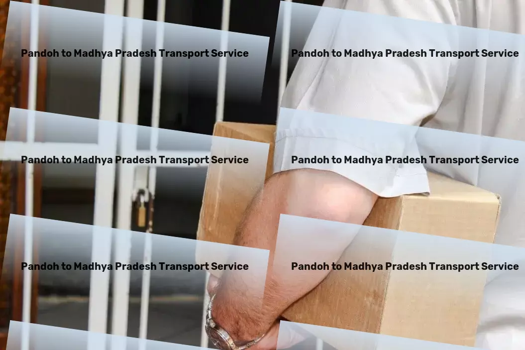 Pandoh to Madhya Pradesh Transport Advanced courier services