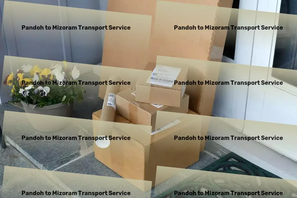 Pandoh to Mizoram Transport Household item courier