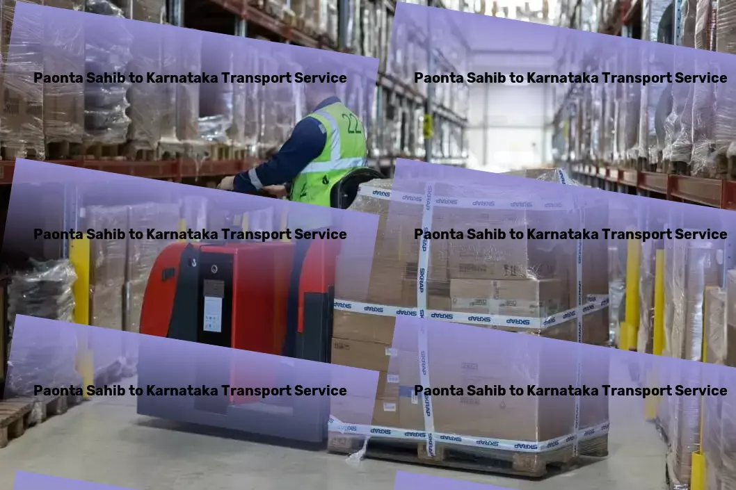 Paonta Sahib to Karnataka Transport Develop strong leadership skills for any situation. - End-to-end cargo solutions