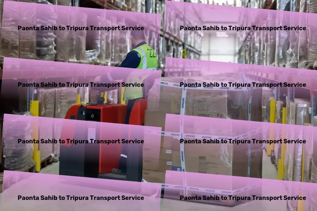 Paonta Sahib to Tripura Transport Reliable and seamless transport solutions across India. - Business freight services