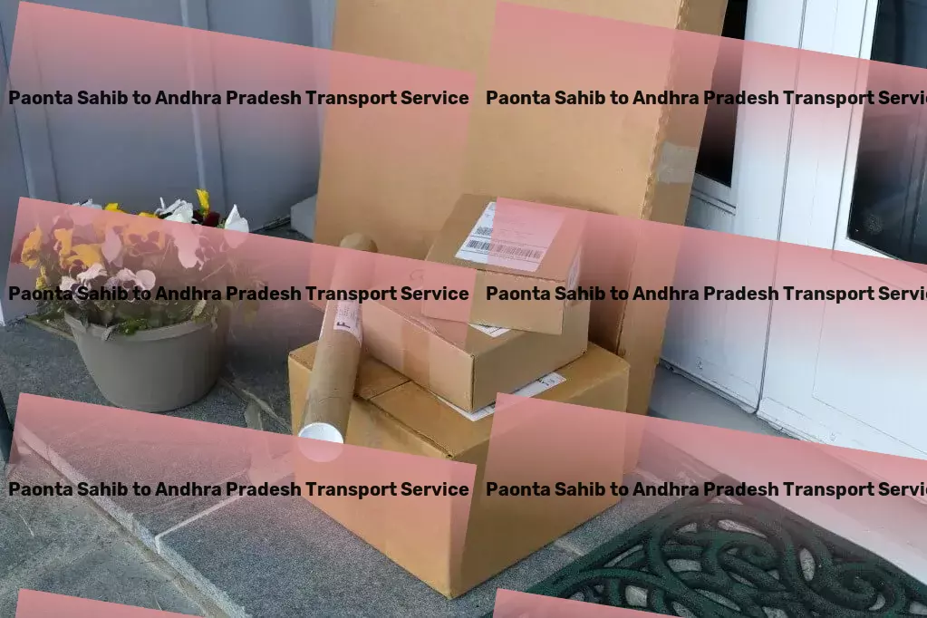 Paonta Sahib to Andhra Pradesh Transport India's route to superior goods transportation solutions! - National road freight services