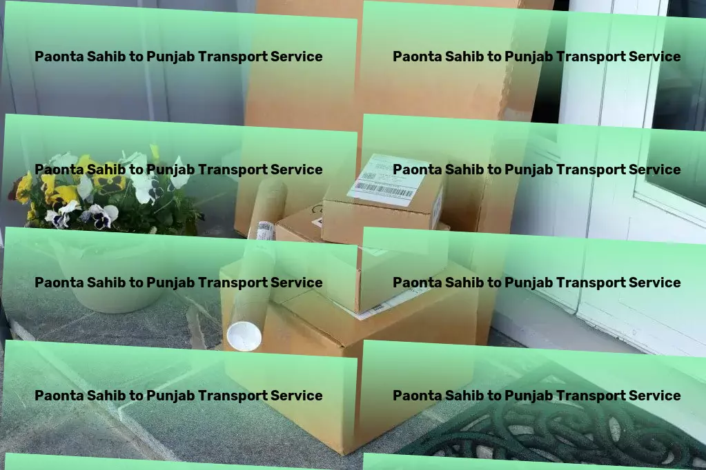 Paonta Sahib to Punjab Transport Dive into DIY projects to personalize your home! - Professional transport services