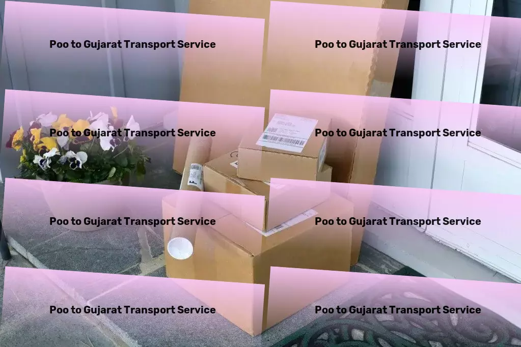 Poo to Gujarat Transport Pioneering advancements in goods transportation through India. - End-to-end logistics management