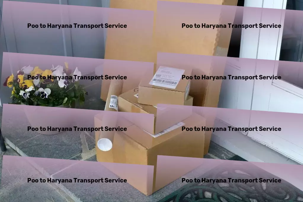 Poo to Haryana Transport Quick parcel logistics