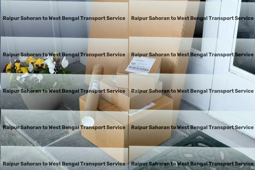 Raipur Sahoran to West Bengal Transport Express household shipment