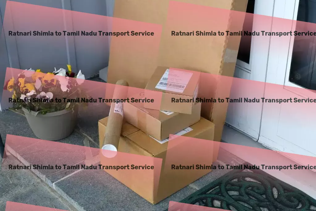 Ratnari Shimla to Tamil Nadu Transport Import export courier services