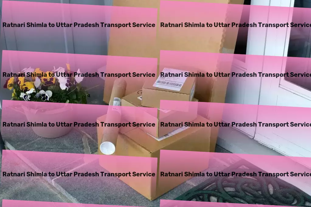 Ratnari Shimla to Uttar Pradesh Transport Wear the change with our eco-conscious fashion line! - Inter-state freight delivery